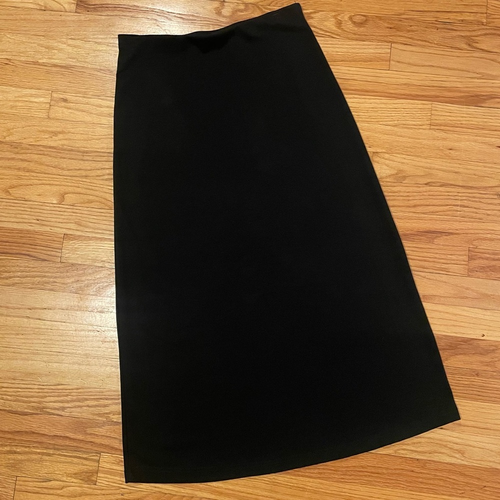 2for$30 90s Sugar Basic Black Stretchy A-Line Mid… - image 1